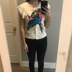 Anthropologie Bird Sweater